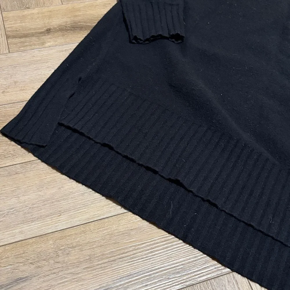 Free People Phoebe Tunic Sweater Black